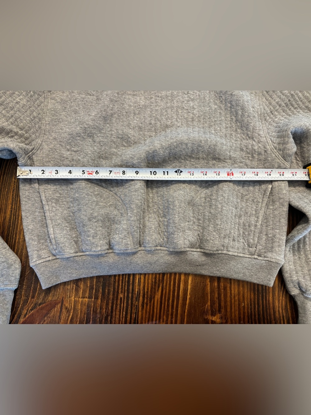 NWT OFFLINE by Aerie Gray Crewneck Pullover Sweatshirt Thumbholes Pockets S - Picture 9 of 13